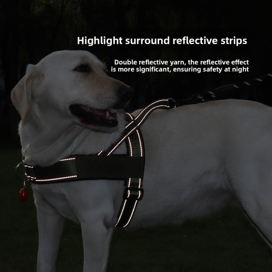 Dog chest and back outdoor large dog leash