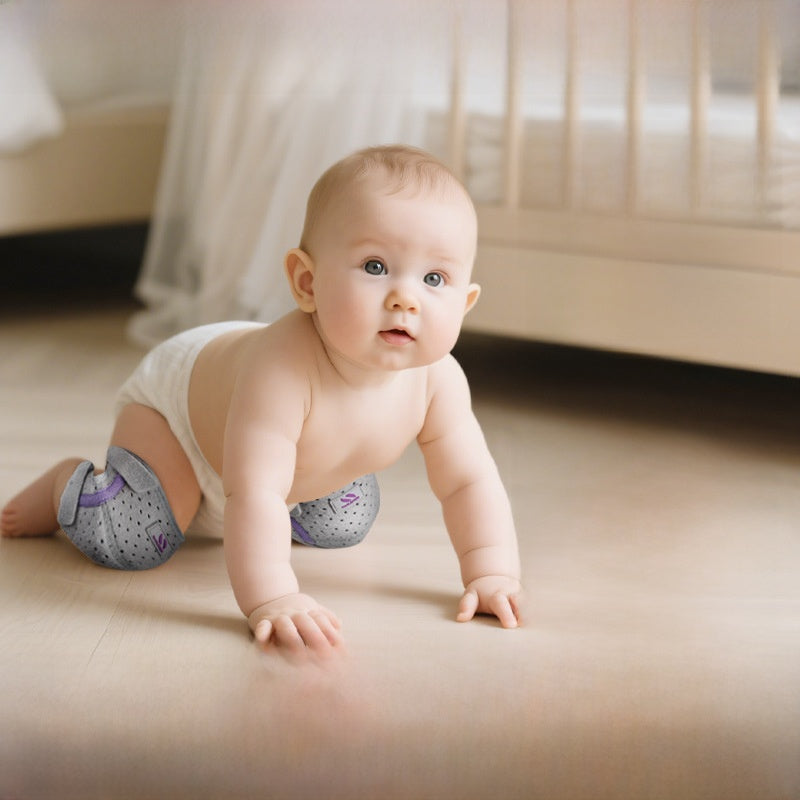 Baby crawling knee pads