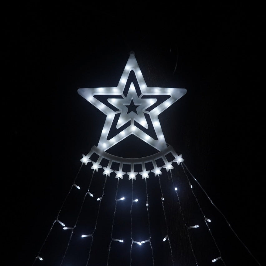 Led  Star Flowing  Waterfall Light