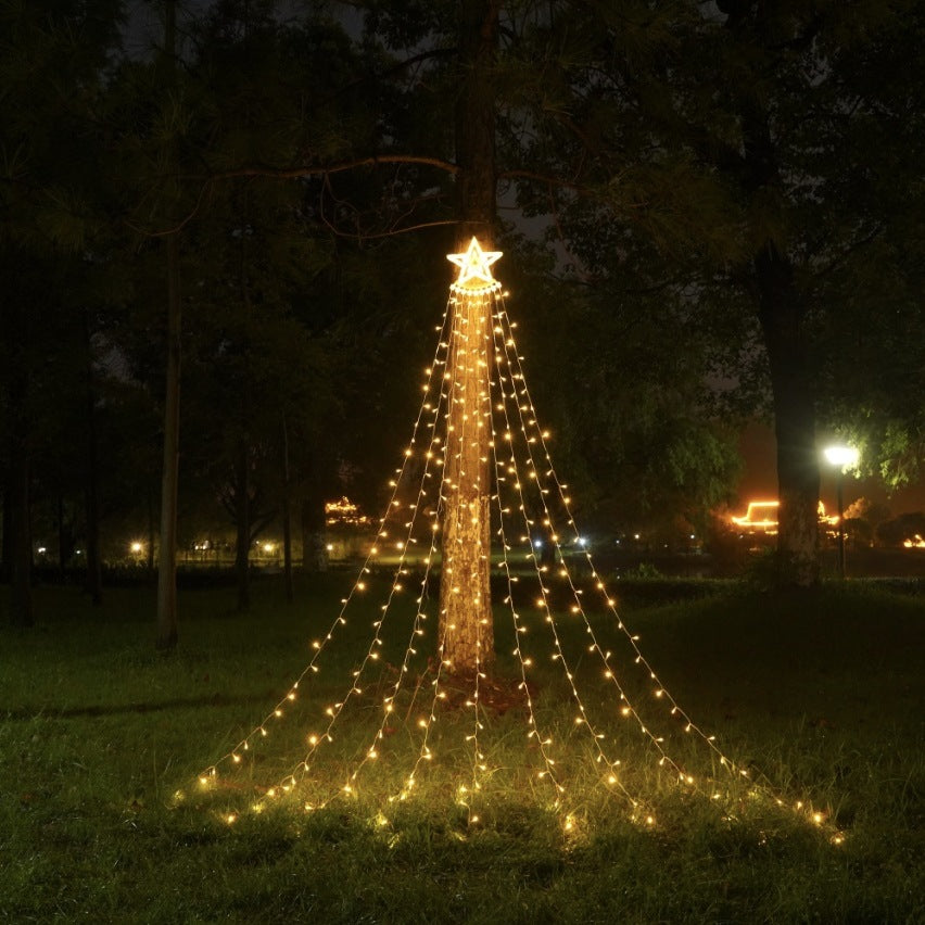 Led  Star Flowing  Waterfall Light