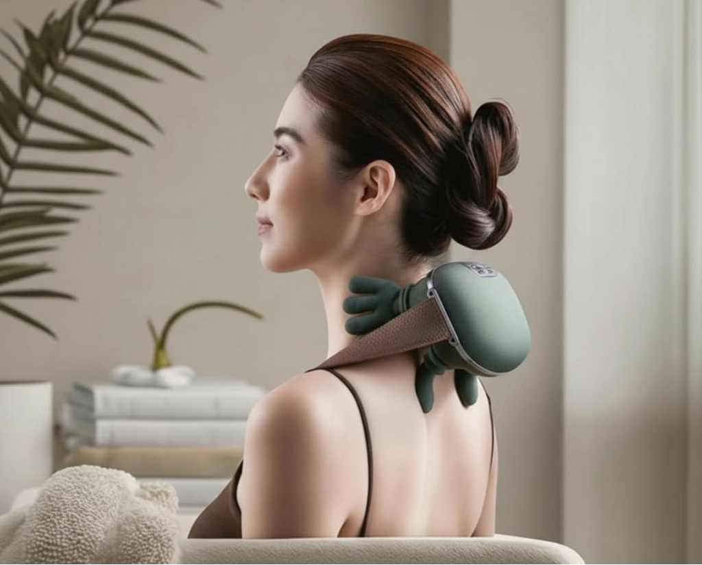 Neck and shoulder massager